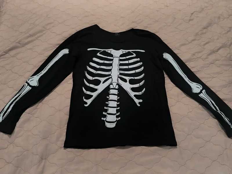 Bluzka Halloween szkielet kościotrup rozm. 170 cm