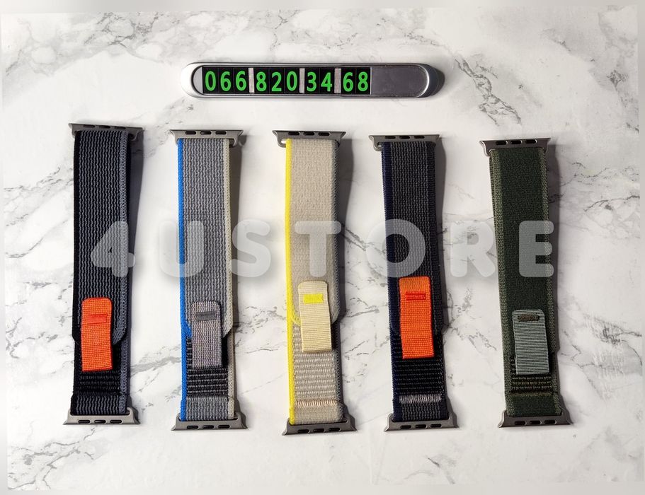 Ремешок Trail Loop на Apple Watch 44 45 49 ремінець спортивный браслет