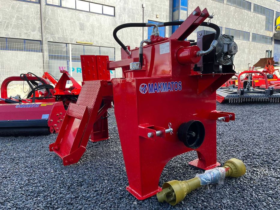 Rachador de lenha 30T c/Radiador e Plataforma elevatória p/trator NOVO