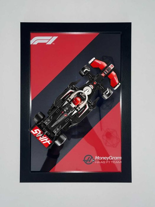 Grafika nr. 2 Ramka na Lego Bolid F1 MoneyGram Haas Team VF-24 (77250)