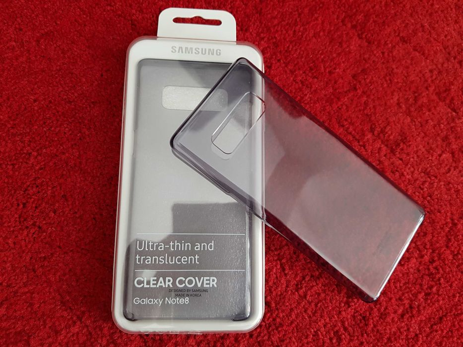2 szt NOWE Oryginale etui Samsung Clear Cover do Samsung Galaxy Note 8