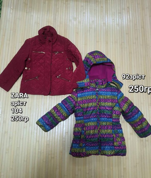 Курточки для дівчинки ZARA 104