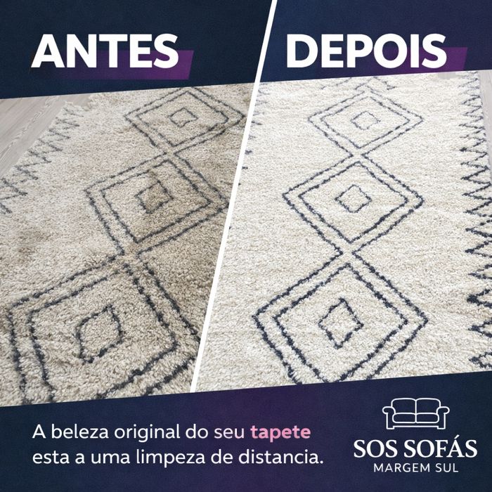 Sofá sujo? Limpeza profissional desde 49€ (Margem Sul)