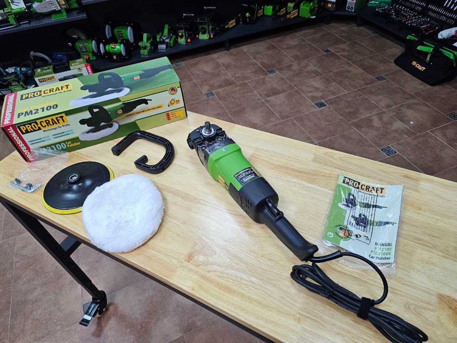 Полировальная машина ProCraft 2100Вт Стабилизация об. Шлифмашина