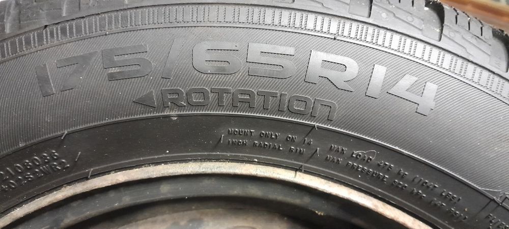 Koła zimowe 4x98 Fiat 500 Punto.. 175/65R14