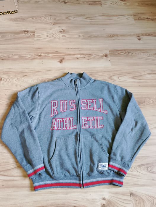 Szara Rozpinana Bluza Russell Athletic