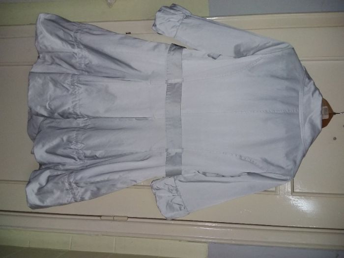 Gabardine Prateada de Cerimónia