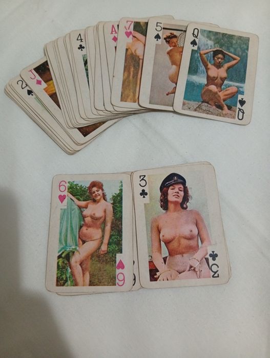 Baralho de Cartas Vintage – Colecionismo / Adulto (Anos 70/80)