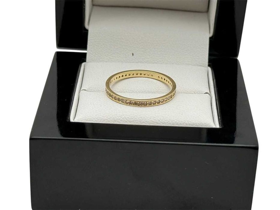 Śliczna Złota Obrączka 1,23G 585 14K Rozmiar 17