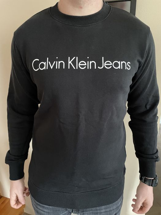 Calvin Klein czarna bluza męska