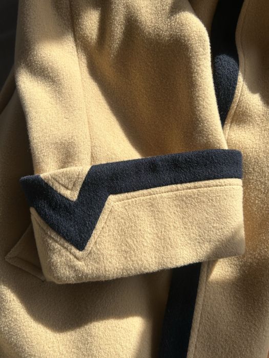 Wełniany wool wełna płaszcz trencz narzuta rozmiar L 40