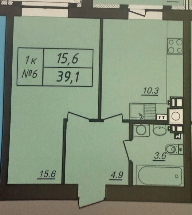 №89 Продаж 1-к кв м Фастів ЖК Соборний