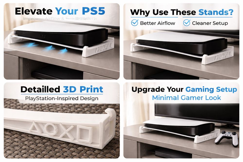 Suporte Ps5 em 3D print