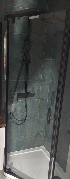 Kabina prysznicowa 5-ciokątna Stylio Sea Horse 80x80 + Brodzik Ipsilon