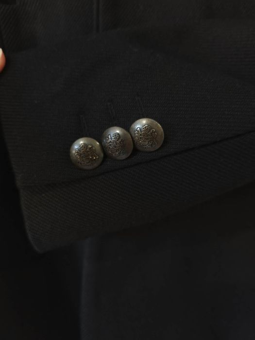 Піджак-шинель Чоловічий піджак Zara Man, чорний, комір-стійка