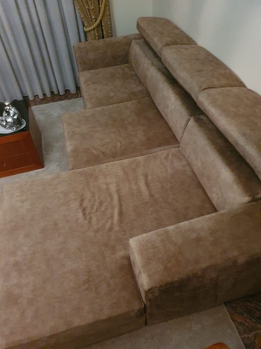 Sofá de canto extensível