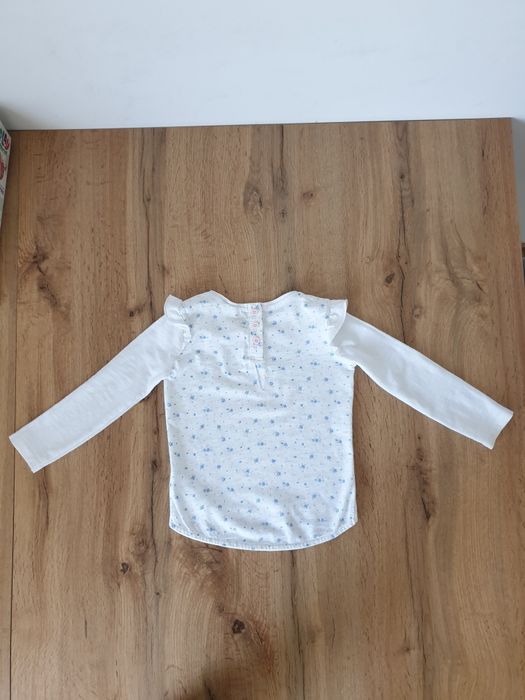 Bluzka kwiatuszki falbanki rozmiar 86