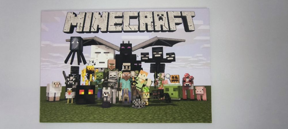 Minecraft obraz na płutnie 120x80