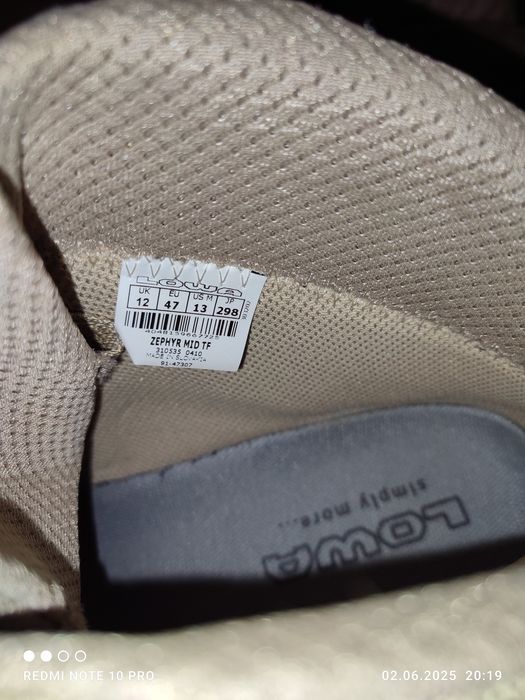 LOWA ZEPHYR MID TF 100% оригінал, нові