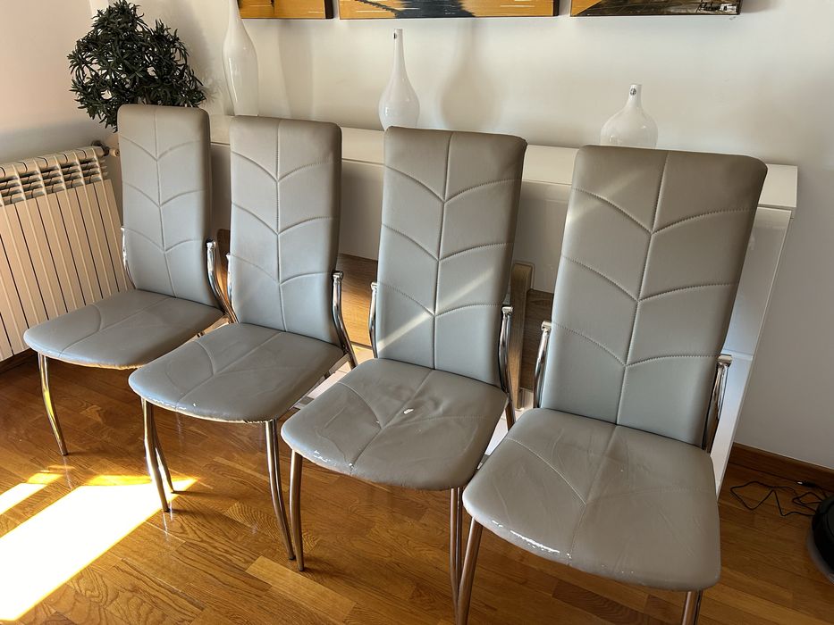 4 Cadeiras de Sala de Jantar – Conjunto
