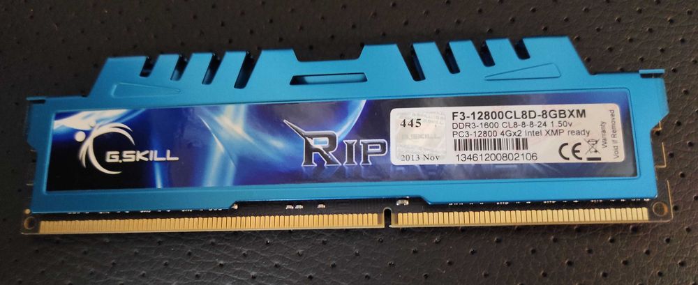DDR3 16 GB G.SKILL Ripjaws X Blue