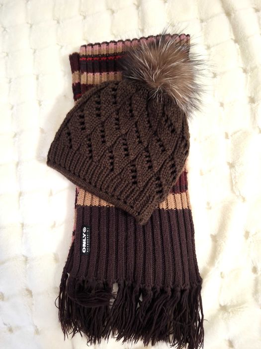 Комплект шапка та шарф  ONLY