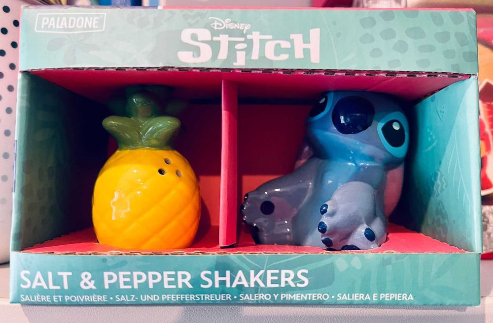 DISNEY LILO I STITCH Zestaw Solniczka Plus Pieprzniczka Ananas Nowy