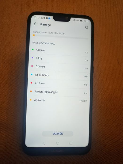 Huawei P20 Lite smartfon 4/64 4 GB telefon komórkowy