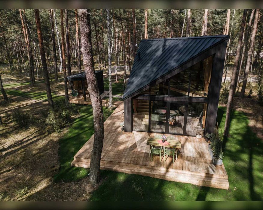 Dom Domek w lesie z sauną oraz opalaną drewnem wanną. Cisza i spokój.