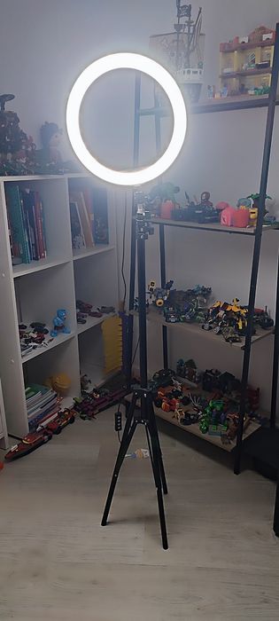 Ring light com tripé
