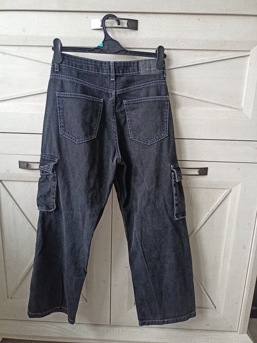 Damskie Jeansy Cargo Baggy