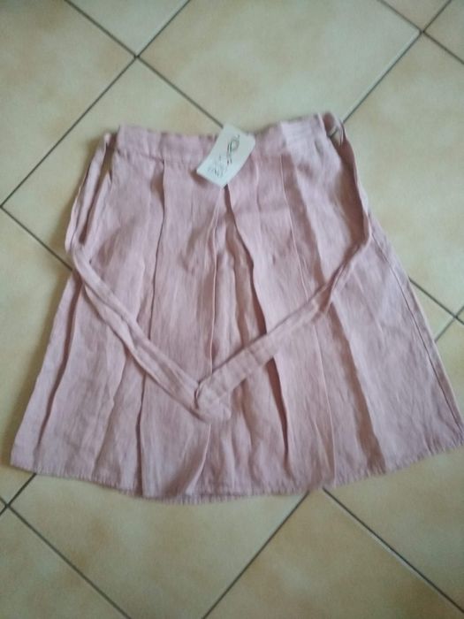 Spódnica lniana rozm S