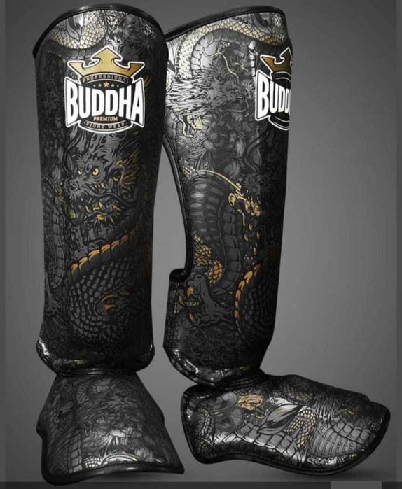 Luvas e caneleiras Buddha