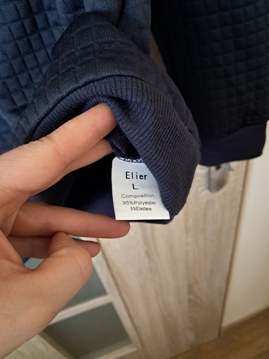 Bluza damska granatowa z kapturem