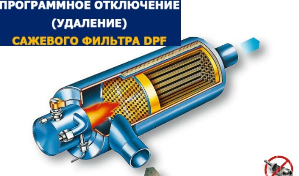 Удаление сажевого фильтра DPF. ЕГР (EGR) . AdBluе.lambda.Иммобилайзера