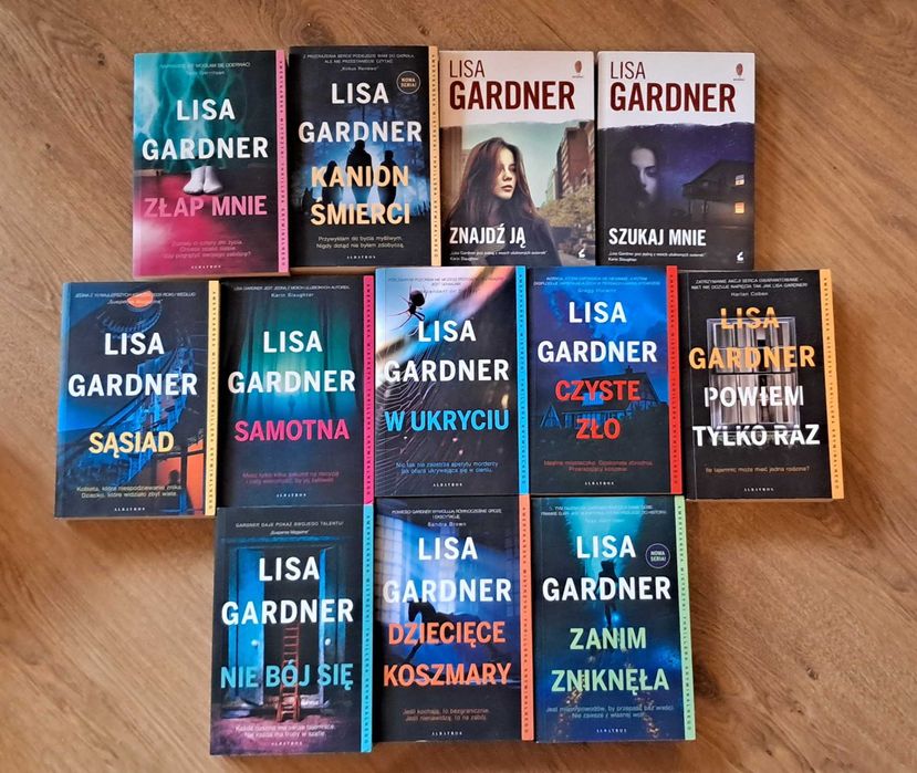 Kolekcja thrillerów Lisa Gardner (12 szt.) cena od 15 zł za szt.