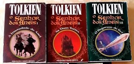 J R R Tolkien - O Senhor dos Anéis / O Hobbit / O Silmarillion anos 80