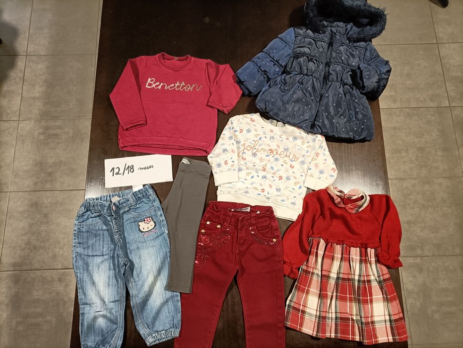 Roupa para bebé menina 12/18 meses