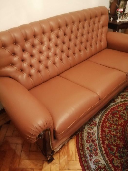 sofás de 3 lugares e 2 poltronas