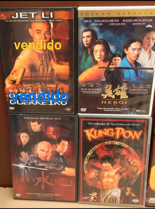 filmes DVD´S de ACÇÃO artes marciais