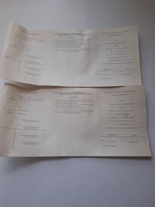 Rozne schematy kwestionariusze PRL