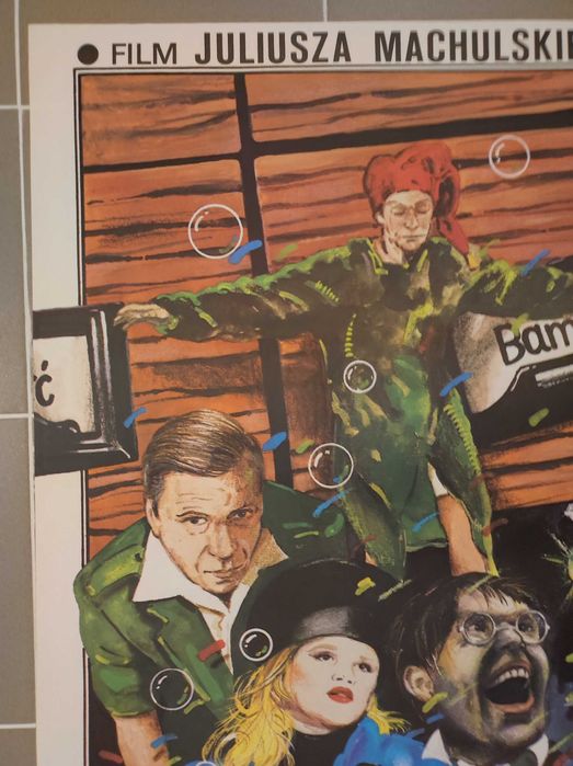 Plakat do cenionego polskiego filmu King Size Pągowski 1987r. oryginał