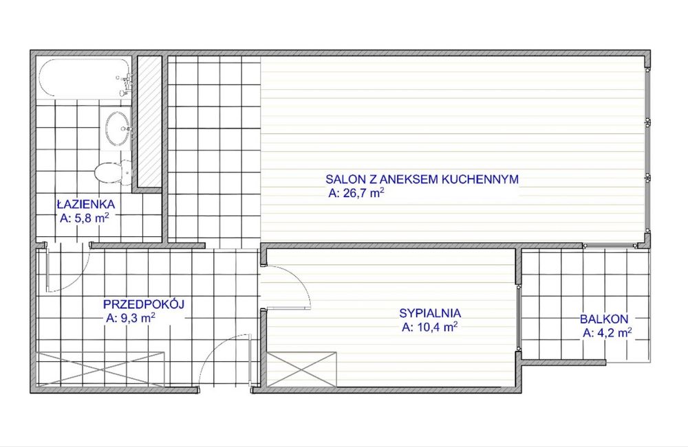 Apartament 52 m² | balkon | garaż | Karolewska 13 | zamkniete osiedle - Widok 5