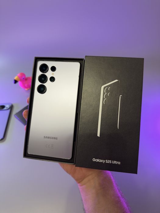 НОВИЙ стан Samsung Galaxy s25 ultra 12/256 Європа 100% акумулятор дві фізичні карточки всі мови у системі