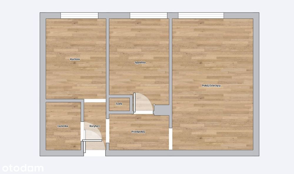 MIESZKANIE 44,5 m² w Kamieńcu –idealne na start lub wynajem DO REMONTU - Widok 2