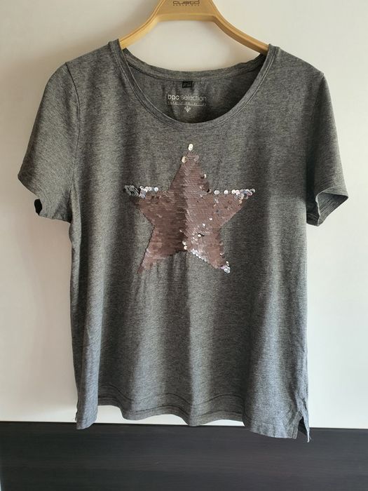 Bluzka z cekinowa gwiazda M-xL