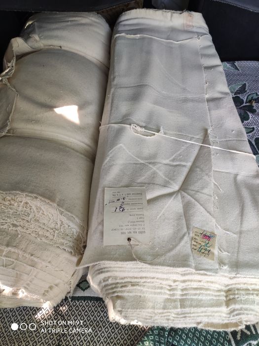 Брезент - парусина ткань х/б и байка времен ссср