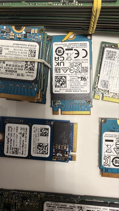 Диски SSD M2 NVMe 256Gb різні розміри перевірені робочі гарантія