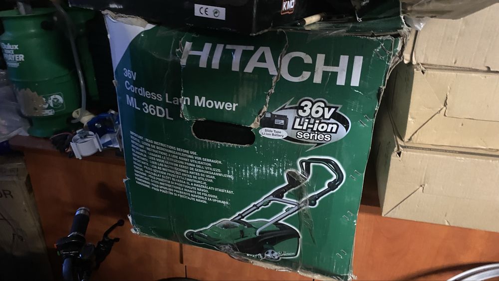 Kosiarka akumulatorowa Hitachi ML36DAL WF elektryczna nowa bez baterii hit wyprzedaz prad kasiarka
