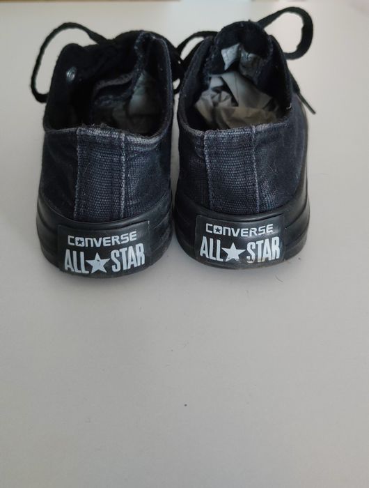 Czarne trampki Converse 36